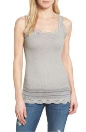 Rosemunde Silk   Cotton Rib Knit Tank at Nordstrom